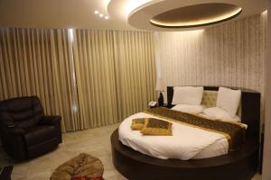 Posezení v ubytování Royal Suites