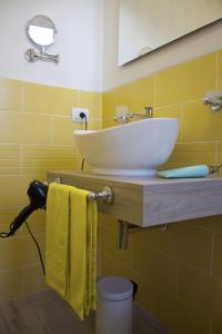 Koupelna v ubytování B&B L'Arcobaleno