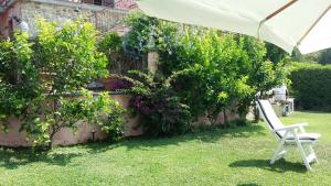 A garden outside Aia dei Limoni