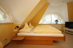 Postel nebo postele na pokoji v ubytování Haus am Kiel + 18 fotografií