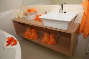 Koupelna v ubytování Penzion a relax centrum Andělka + 37 fotografií