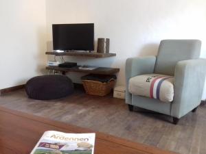 TV a/nebo společenská místnost v ubytování La ferme de Bertogne