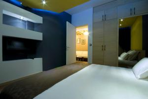 Cama o camas de una habitación en Hotel Soa