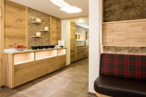 Kuchyň nebo kuchyňský kout v ubytování Hotel Leitner