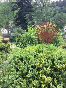 ogród z dużym układem roślin w obiekcie Villa Pusteblume w mieście Bad Grund