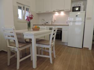 Kuchyň nebo kuchyňský kout v ubytování Apartman s pogledom