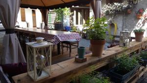 Balkón alebo terasa v ubytovaní Trattoria Traversi