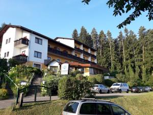 The building in which a panziókat is located