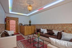 Posezení v ubytování Hostel Amour d'auberge
