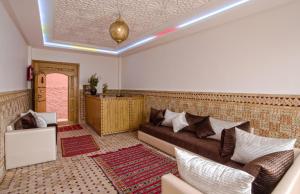 Posezení v ubytování Hostel Amour d'auberge