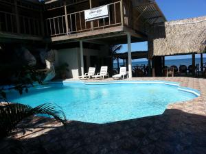 La alberca dentro o cerca de La Delphina Bed and Breakfast Bar and Grill