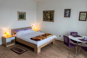 Posteľ alebo postele v izbe v ubytovaní Apartmani Borko