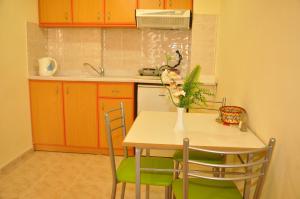 Kuchyň nebo kuchyňský kout v ubytování Grand Horizon Apart Hotel