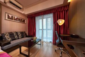 Heefun International Apartment - Zhujiang New Town FuLi Brand New World Plaza的休息区