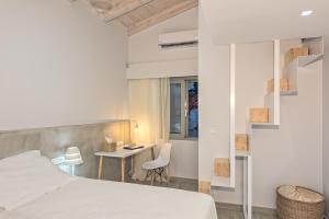 Postel nebo postele na pokoji v ubytování Aenaon Seaview Villa + 27 fotografií