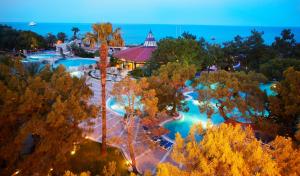 an overhead view of a pool at a resort at Martı Myra - Ultra All Inclusive in Tekirova