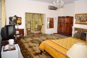 TV a/nebo společenská místnost v ubytování Falcon Crest Suites