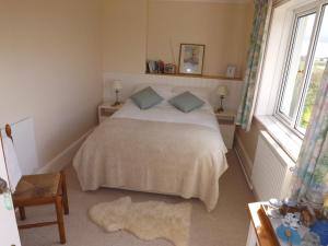 a bedroom with a bed and a window at The Cockatrice B&B in Reedham