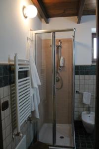 Ett badrum på Masseria Marico