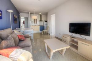 Μια τηλεόραση ή/και κέντρο ψυχαγωγίας στο Apartamentos Playa Barbate