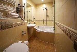 Łazienka w obiekcie Hotel Roudna