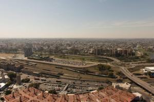 an aerial view of a city with buildings and roads at Nueva Córdoba Duomo in Córdoba