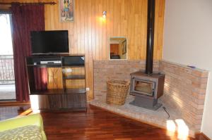A television and/or entertainment center at Snowgate Motel + Apartments
