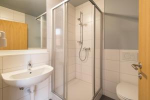 Kúpeľňa v ubytovaní Haus Matschwitz