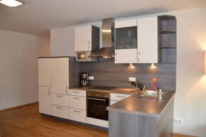 Kuchnia lub aneks kuchenny w obiekcie Hotel Alpenblick