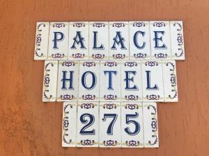 Certifikát, hodnocení, plakát nebo jiný dokument vystavený v ubytování Palace Hotel