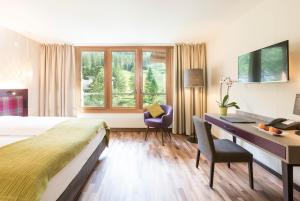Łóżko lub łóżka w pokoju w obiekcie Hotel Allegra 3 Stern Superior