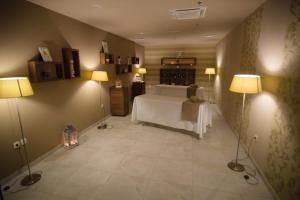 Voodi või voodid majutusasutuse Hotel Mepas toas