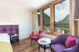 Widok na góry z tego hotelu