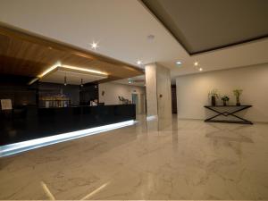 a lobby with a reception desk in a building at Flor Da Rocha in Portimão +37 photos