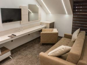 Posezení v ubytování Hotel & Restaurant Ponte Bianco