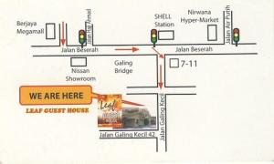 a schematic diagram of a traffic light at Leaf Guest House in Kuantan