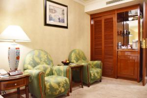 Istumisnurk majutusasutuses Evergreen Laurel Hotel Taipei