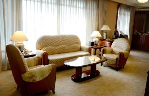 Istumisnurk majutusasutuses Evergreen Laurel Hotel Taipei