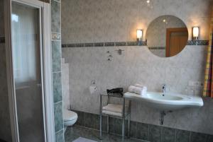 Koupelna v ubytování Gästehaus Eßl