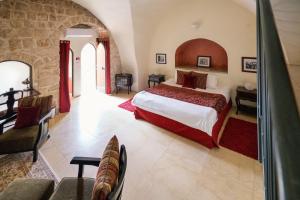 Letto o letti in una camera di Artists' Colony Inn Zefat