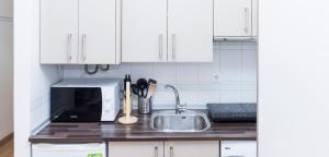 Kuchyň nebo kuchyňský kout v ubytování FIBES Apart Loft by Valcambre