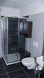 Kúpeľňa v ubytovaní Všemina Apartman