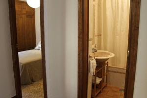 Koupelna v ubytování La casita de la ciudad