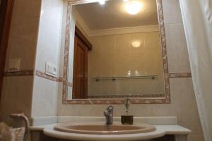 Koupelna v ubytování La casita de la ciudad