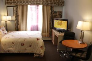 Μια τηλεόραση ή/και κέντρο ψυχαγωγίας στο Hillcrest Motel
