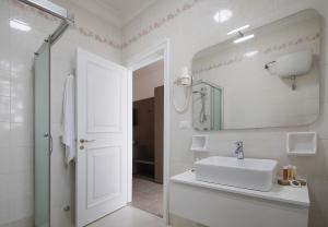 Koupelna v ubytování Hotel Delle Palme