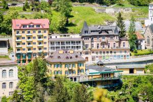 a group of buildings on top of a hill at Haus Lothringen by AlpenTravel in Bad Gastein