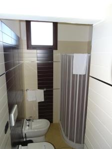 Koupelna v ubytování B&B Soleluna