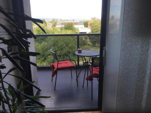 Balkón nebo terasa v ubytování Nova Galerija Studio Vita i Apartman Sara -parking in garage