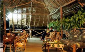 Restaurace v ubytování Lala lodge Pemba Zanzibar